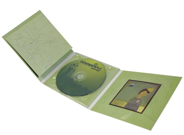 6 панель digipack с двойной ясно лоток и печатных буклет