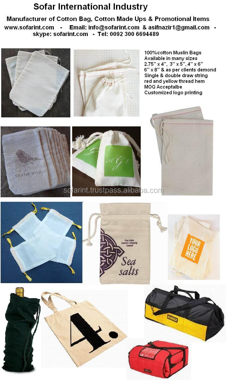 muslin Bag & Shopping bags.JPG