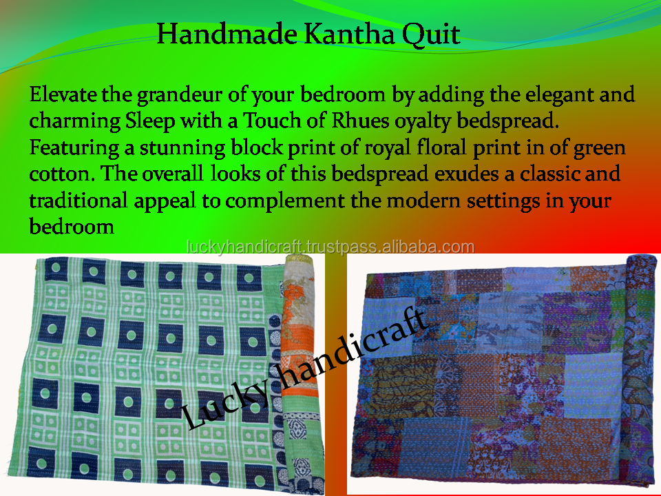 kanthaのクッションカバーで美しいペイズリー柄綿プリントのクッションカバー仕入れ・メーカー・工場