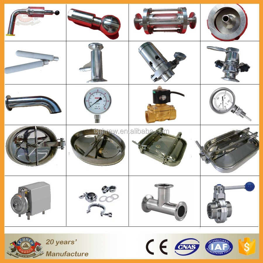 accessaries and parts of brewery equipment