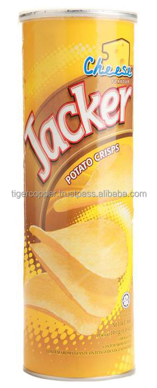 JACKER CRISPS ORIGINAL CANISTER 160G/JACKER POTATO CHIPS/JACKER POTATO SNACK