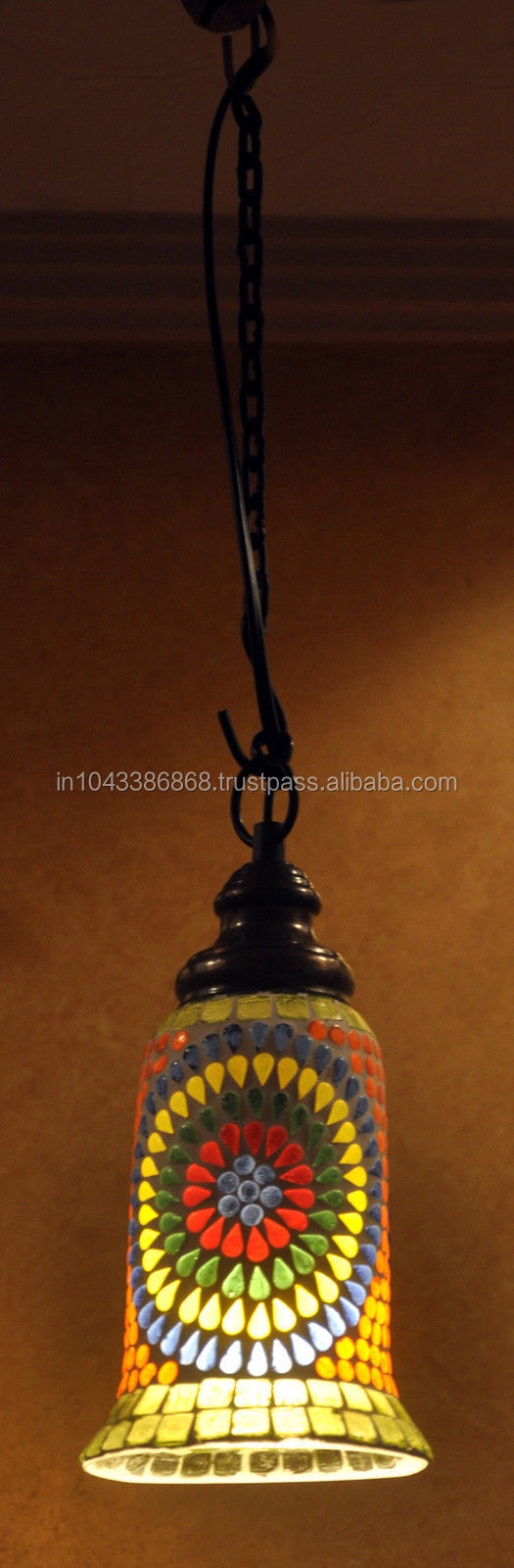インドのホームファニシングガラスの天井のランプ、 卸売業者の装飾的なガラスのペンダントランプ問屋・仕入れ・卸・卸売り