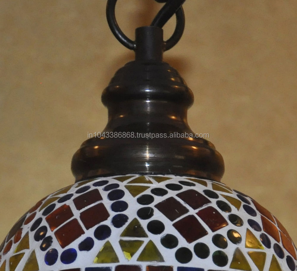 インドの家庭のデザイナー照明天井ランプガラス新しい、 卸売業者の装飾的なガラスのペンダントランプ問屋・仕入れ・卸・卸売り