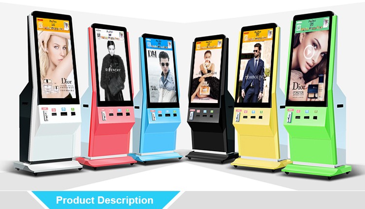 新製品新しい発明オールインワンキオスク端末フォトブース印刷機で広告、収入と携帯充電仕入れ・メーカー・工場