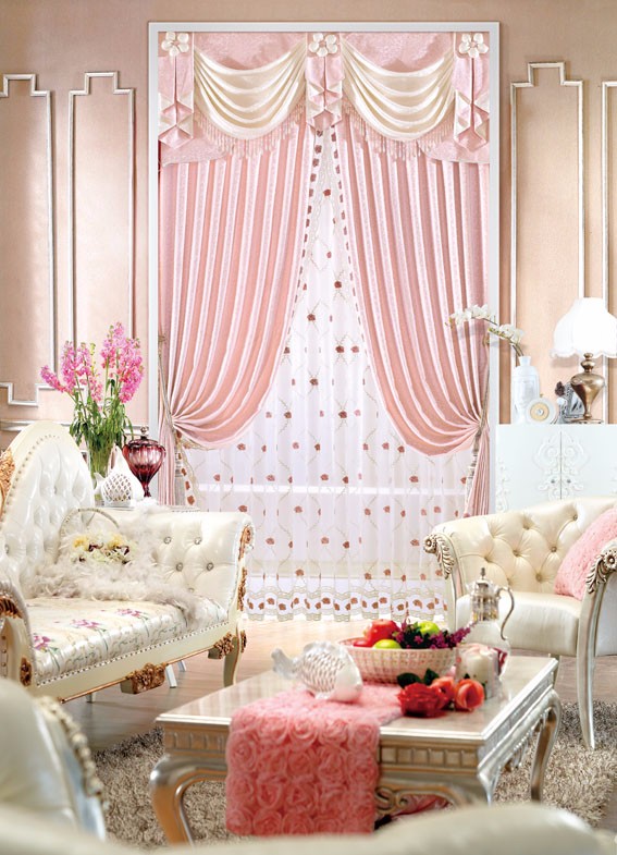 Pastel Pink Jacquard Curtain Bedroom Ideas For Girls Buy Pastel Pink Jacquard Curtain Bedroom Ideas For Girls Buy