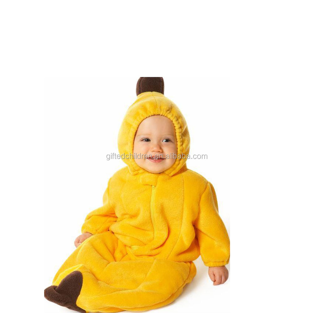 かわいい赤ちゃん/幼児の寝袋バナナ形状0-2tパジャマ仕入れ・メーカー・工場