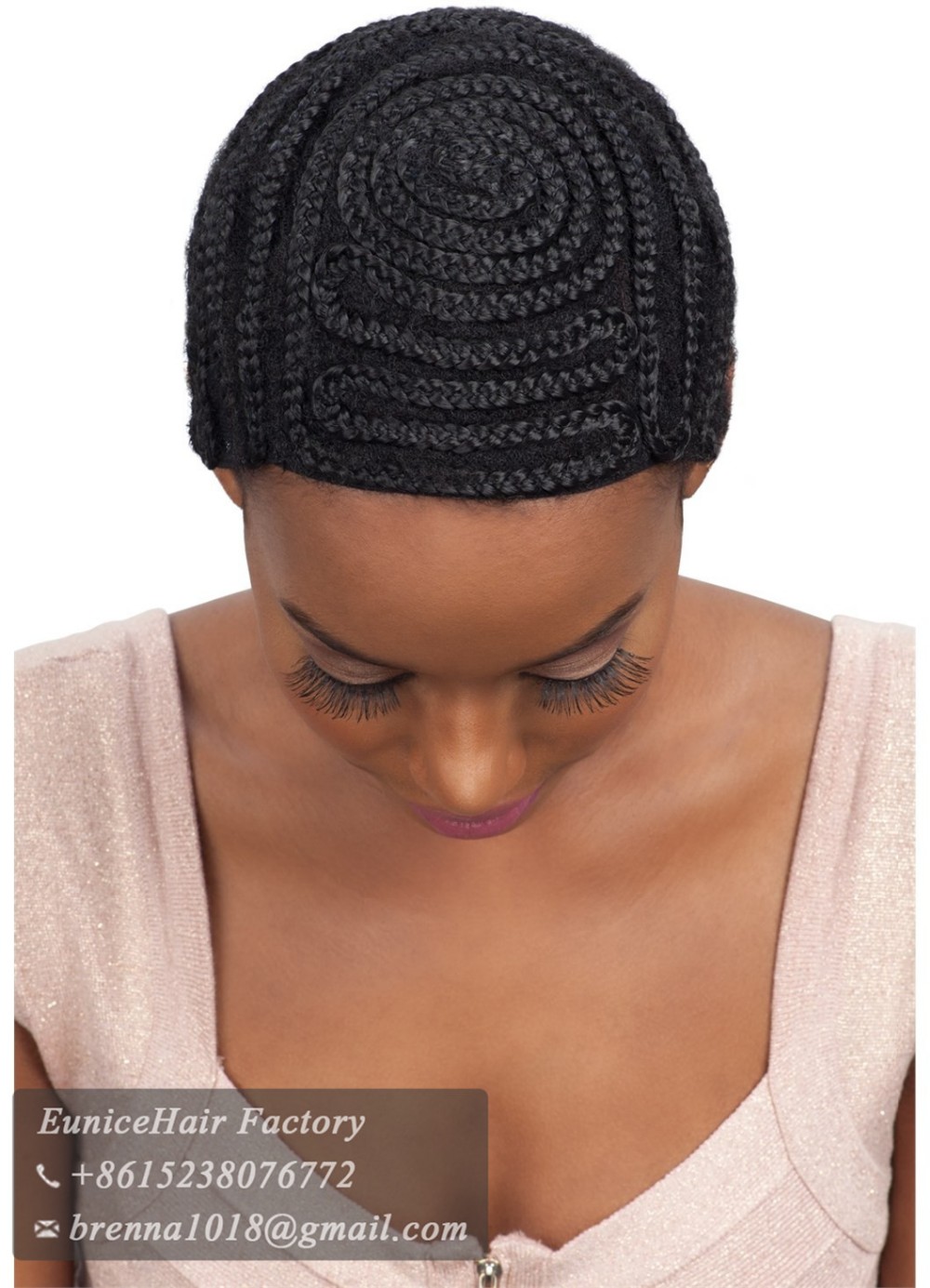 Good Quality Braided Wig Net Cap For Black Women Easy Sew Braided Dome