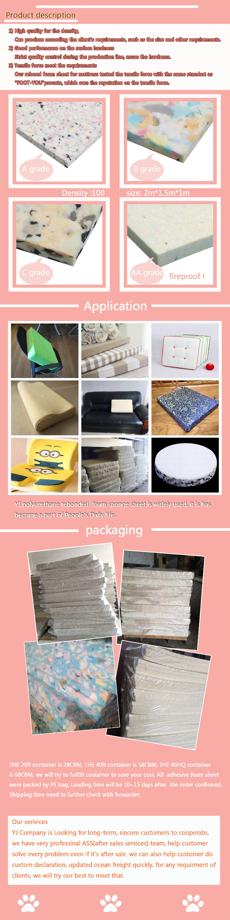 Wholesale cheap folding PU sponge foam mattress