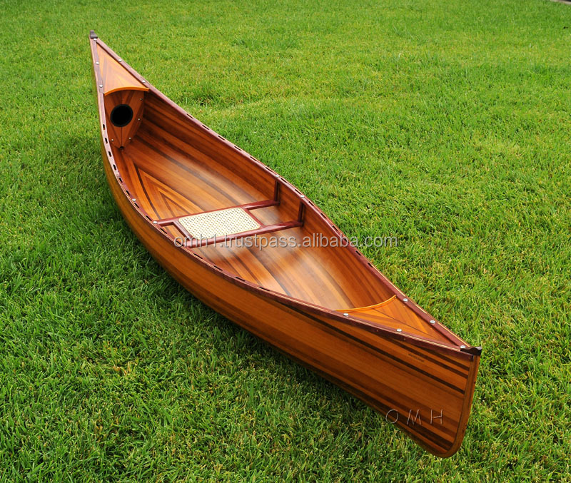 new diy boat: get wooden fiberglass canoe