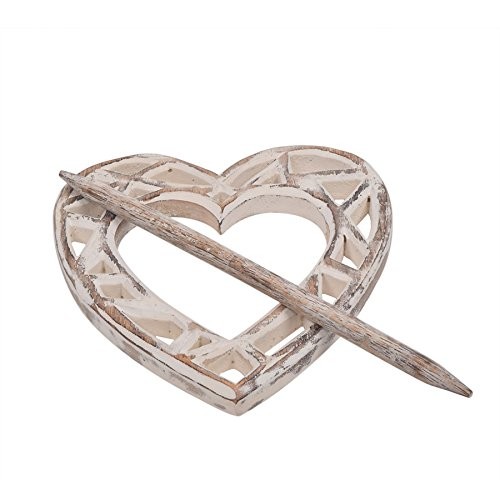 Wooden Curtain Tie Backs Drapery Holdbacks Rustic Heart Shaped
