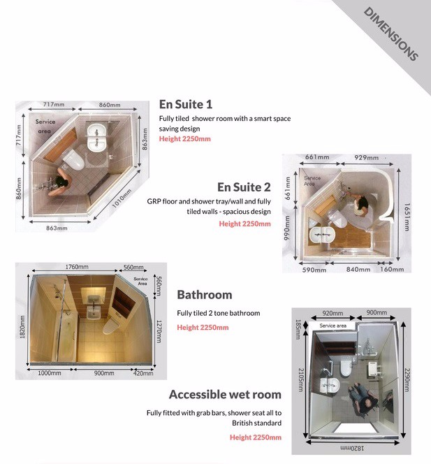 Ark Long Lifespan Prefabricated Bathroom Pod Buy Modular Bathroom Pod
