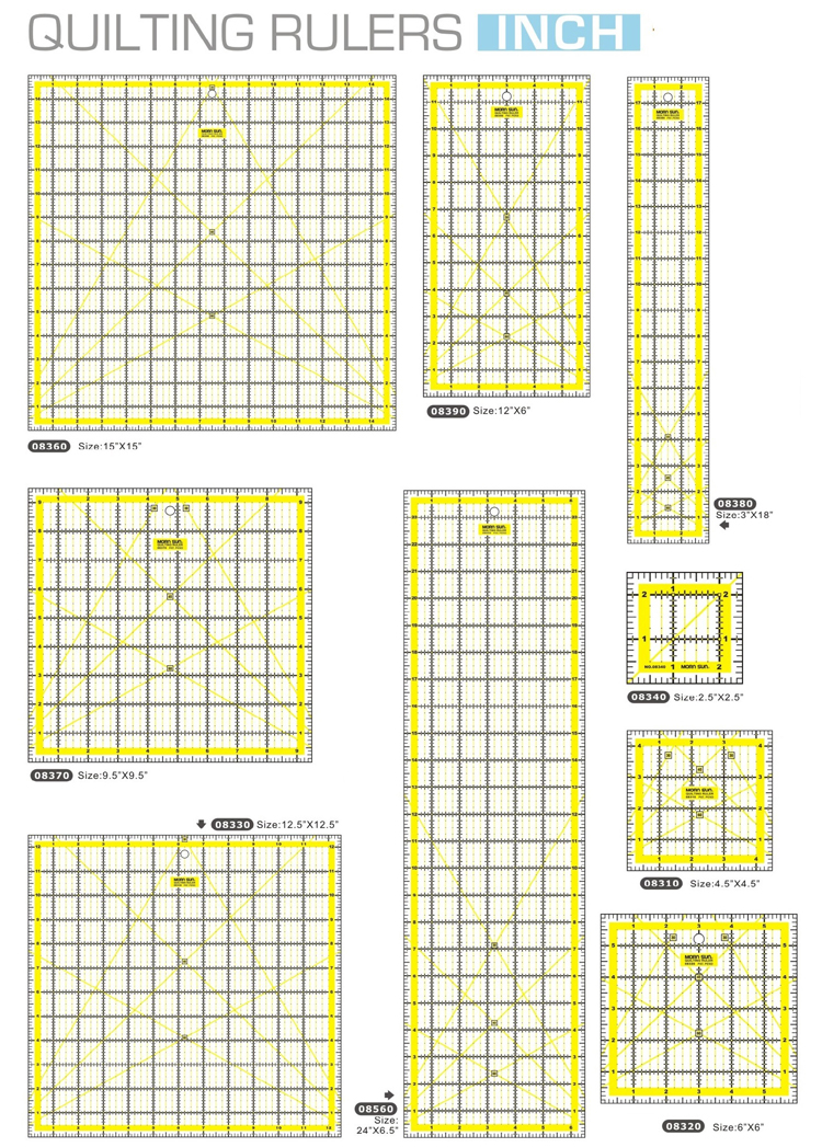 Quilting ruler 01inch
