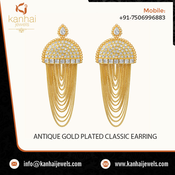 ANTIQUE GOLD PLATED CLASSIC EARRING 2.jpg