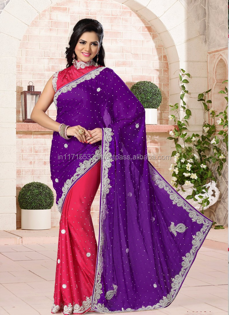 Online Shopping Bridal Wear Sarees Indian Wedding Wear Stone