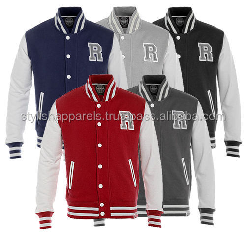 Red And White Varsity Jacket For High School And College Buy Red And White Varsity Jacket 