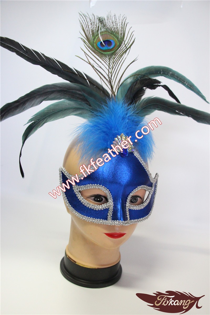 Wholesale Party Masquerade Mask Cock Feather And Peacock Feather Mask For  Halloween Products| Alibaba.com