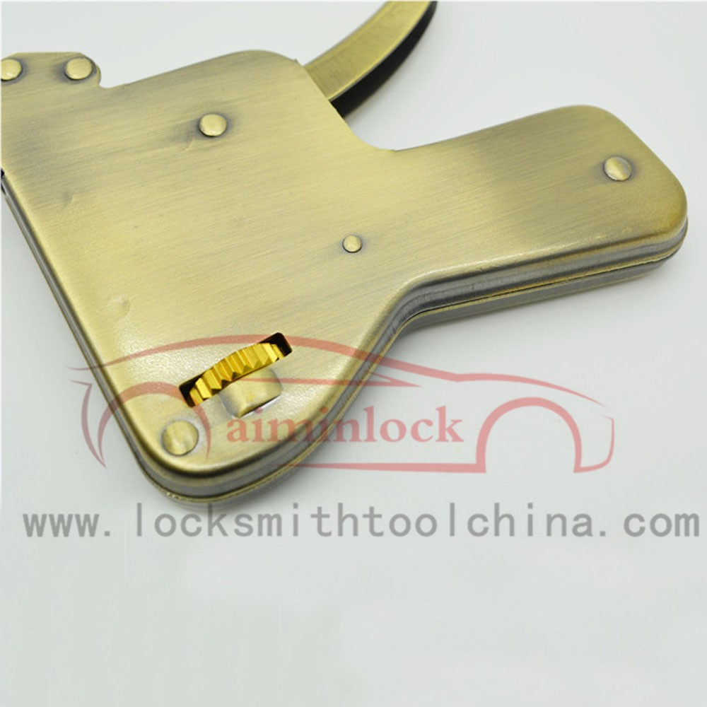 Hot Sale KLOM Stainless Steel Manual Pop-down Lock Pick Snap Gun Bronze and Silver AML020024