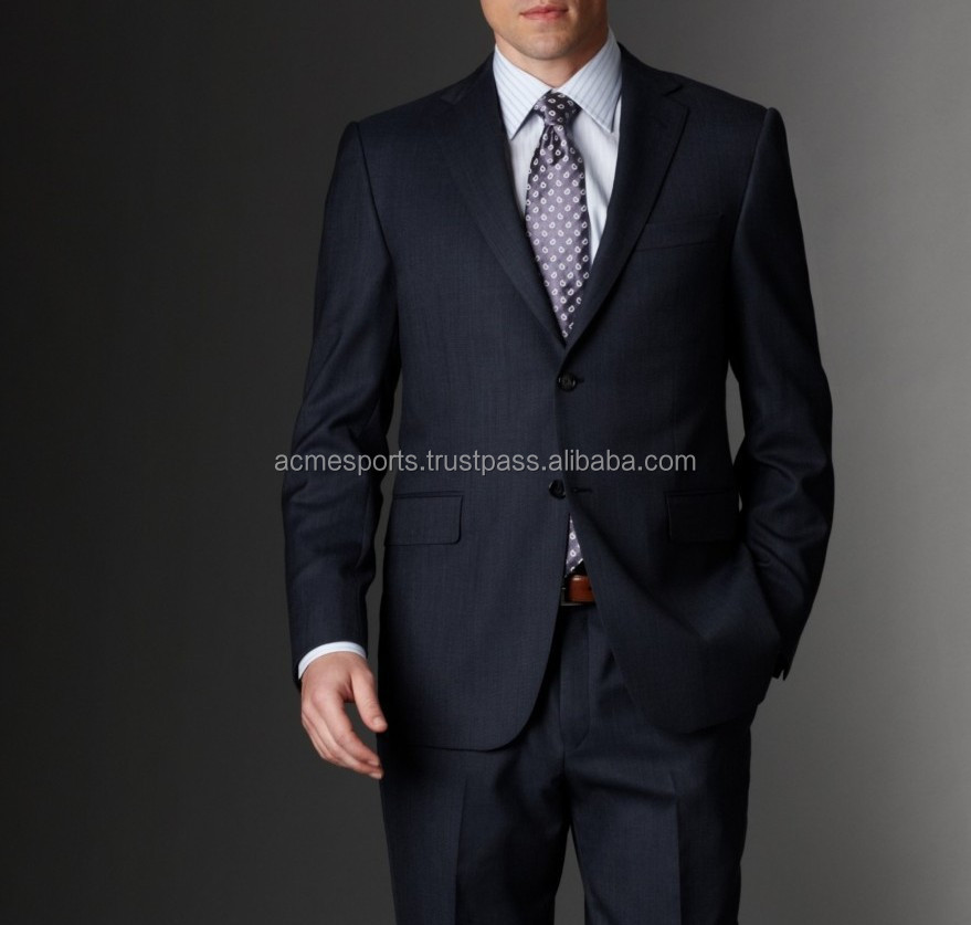 Custom Made Dark Blue Men Suit,Bespoke Men Slim Fit Wedding Suit,Groom