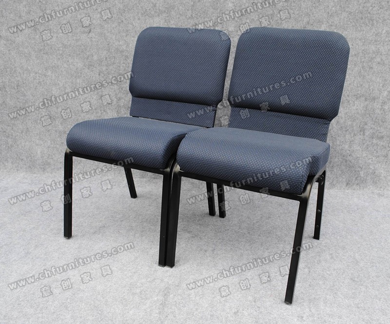 Interlocking Red Connecting Stacking Metal Church Chair For Sale Fabric Conference Church Chair
