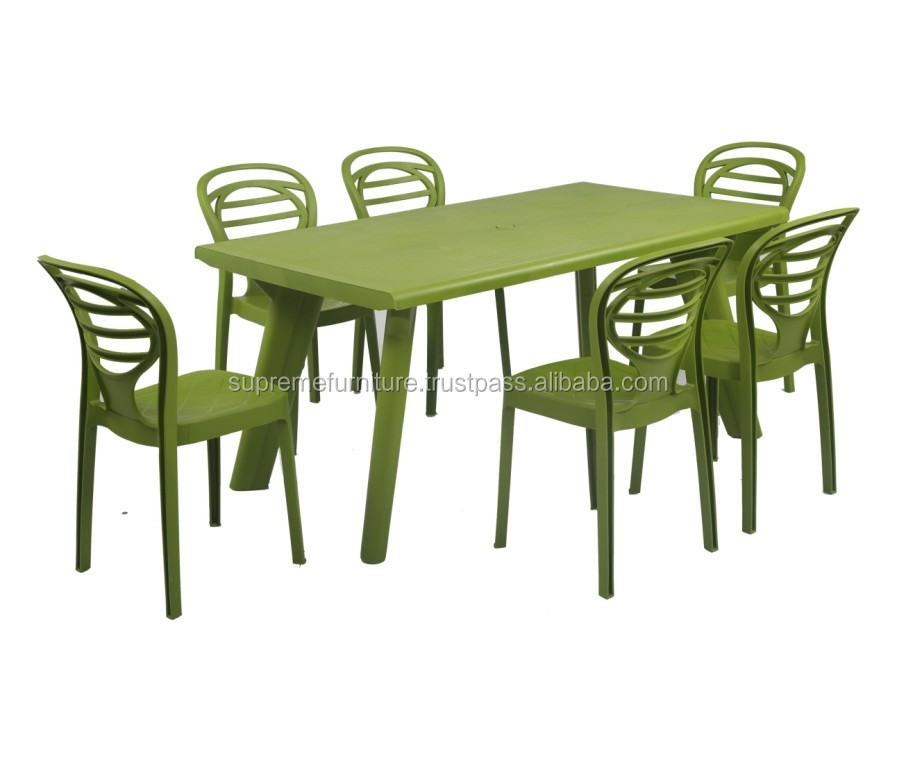 Plastic Dinning Furniture For Cafes Restaurant And Outdoor Sitting
