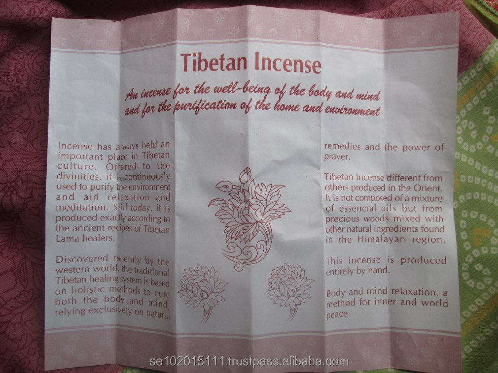 チベット天然ハーブ線香: 瞑想vajrayogini香問屋・仕入れ・卸・卸売り