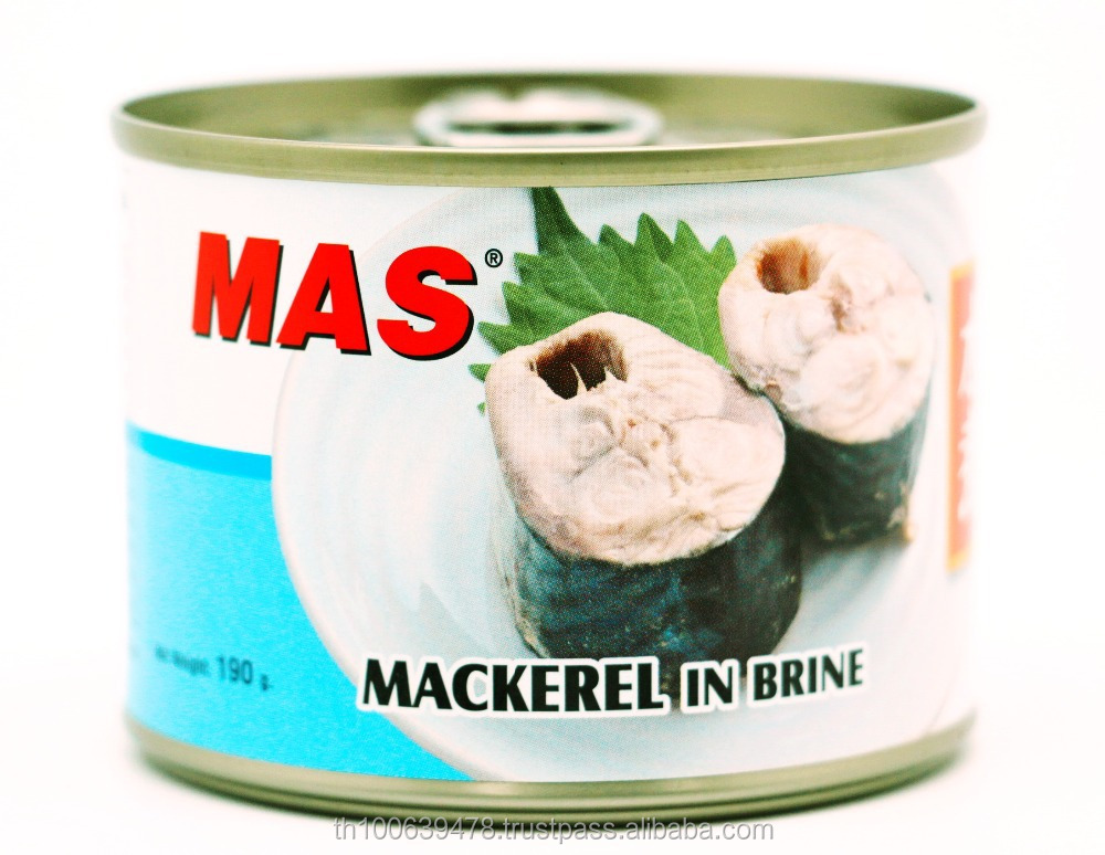 Canned Mackerel Fish In Brine/boiled Water (saba) Buy Canned Mackerel