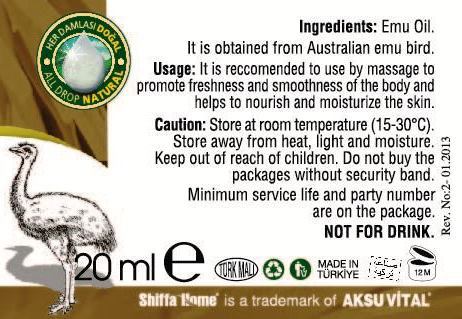 Emu 20 ingredients