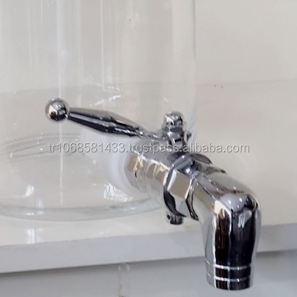Glass Jar With Faucet,Glass Honey Dispenser With Tap,Honey With Faucet,Glass Jars For Honey
