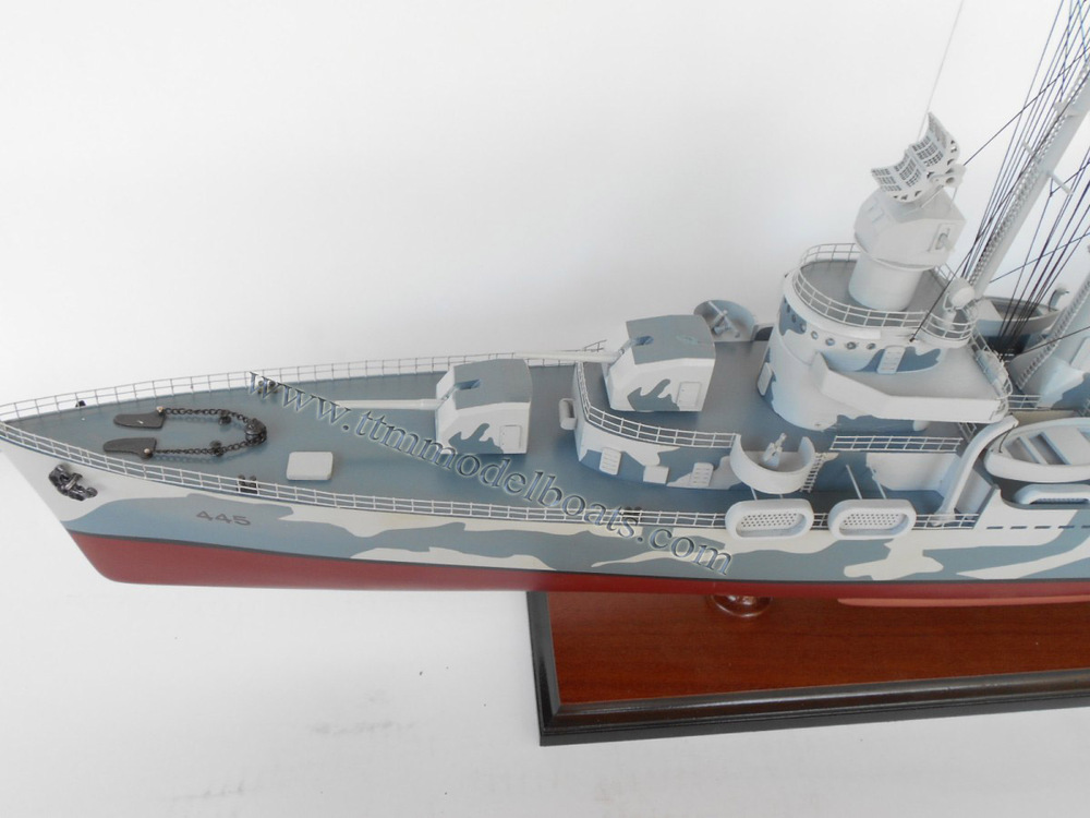 迷彩ussフレッチャー( dd/dde- 445) 木製の戦闘船の模型仕入れ・メーカー・工場