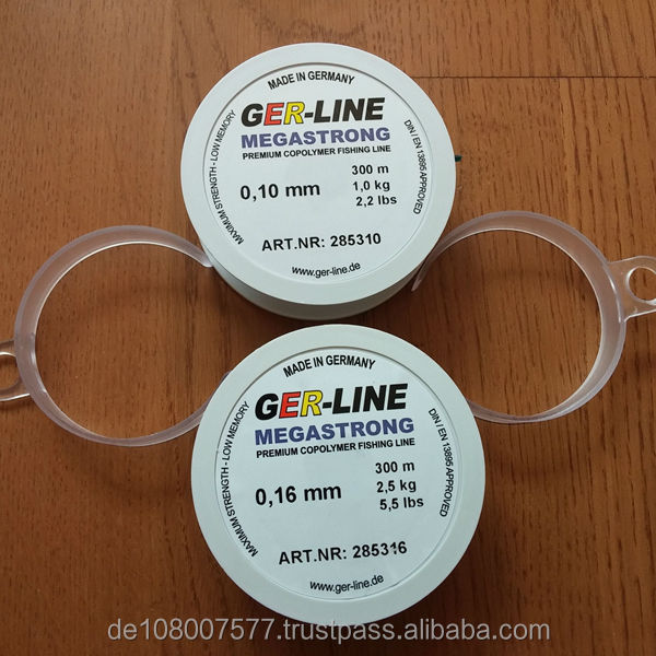 スポーツフィッシングライン、 ナイロン釣り糸megastrong300m0.08-0.60mmドイツで作られた問屋・仕入れ・卸・卸売り