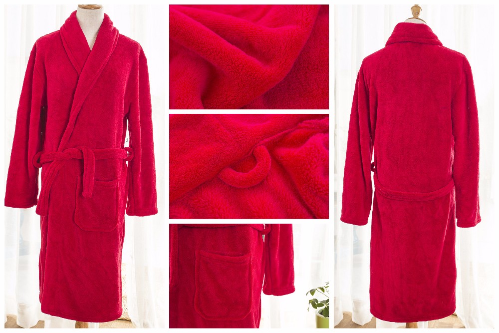 Timeless Fashion Trend Red Bathrobe With High Quality Buy Red