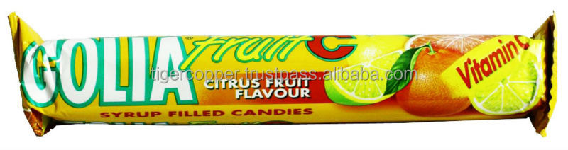 GOLIA ACTIV ROLL CANDY WITH SMOOTH CYRUP CENTRE BOX 480G/GOLIA CANDY