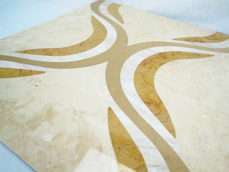 MPHH11G66 Moreroom Stone Waterjet Artistic Inset Marble Panel -5.jpg