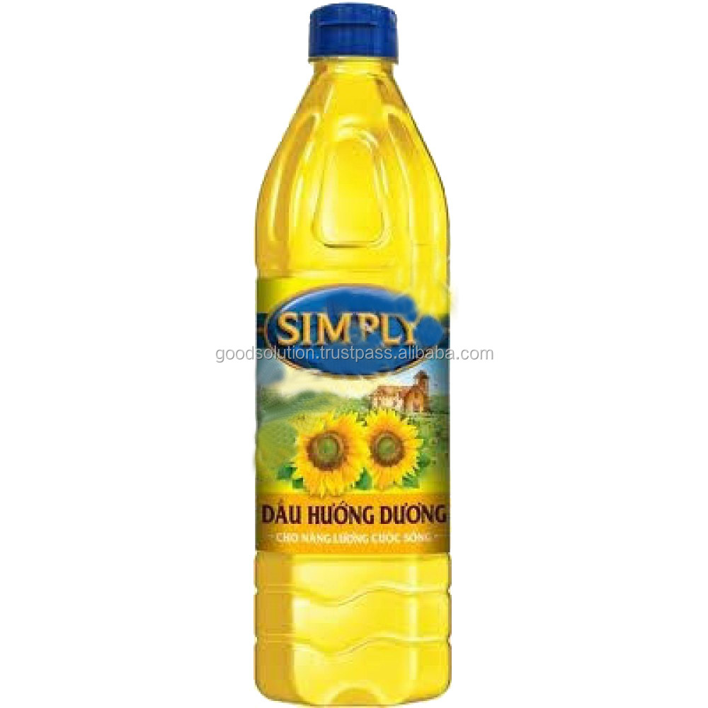 High Quality Cooking Oil Simply Flower 1l Branded Cooking Oil