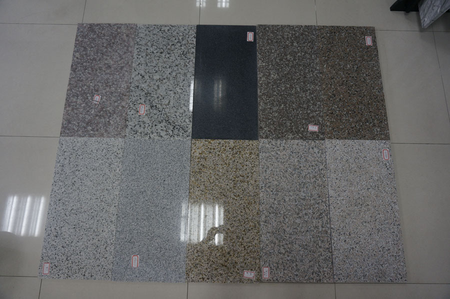 Grey Sardo Granite Slabs Tiles G640 Granite G603 Marble G687
