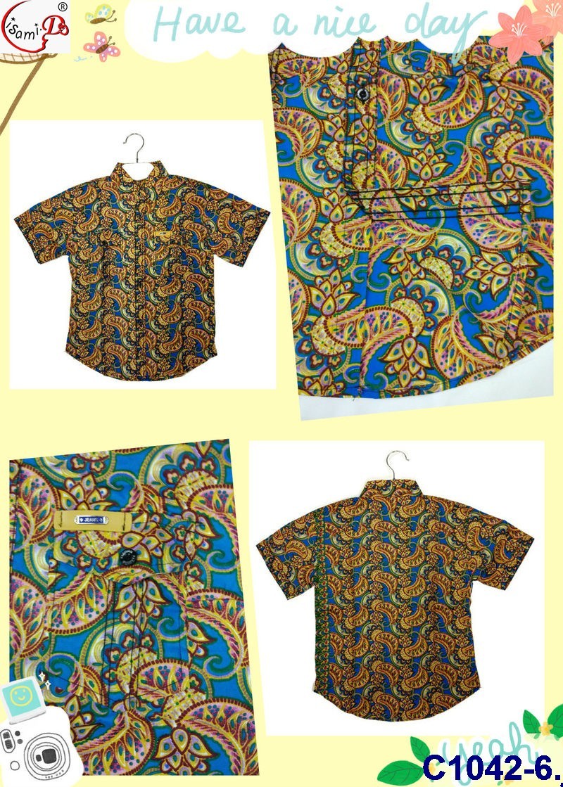 C1042月ベストセラー高品質カスタムプリントdashikiシャツ簡単洗浄緩い柔らかい快適なワックス布用子供仕入れ・メーカー・工場