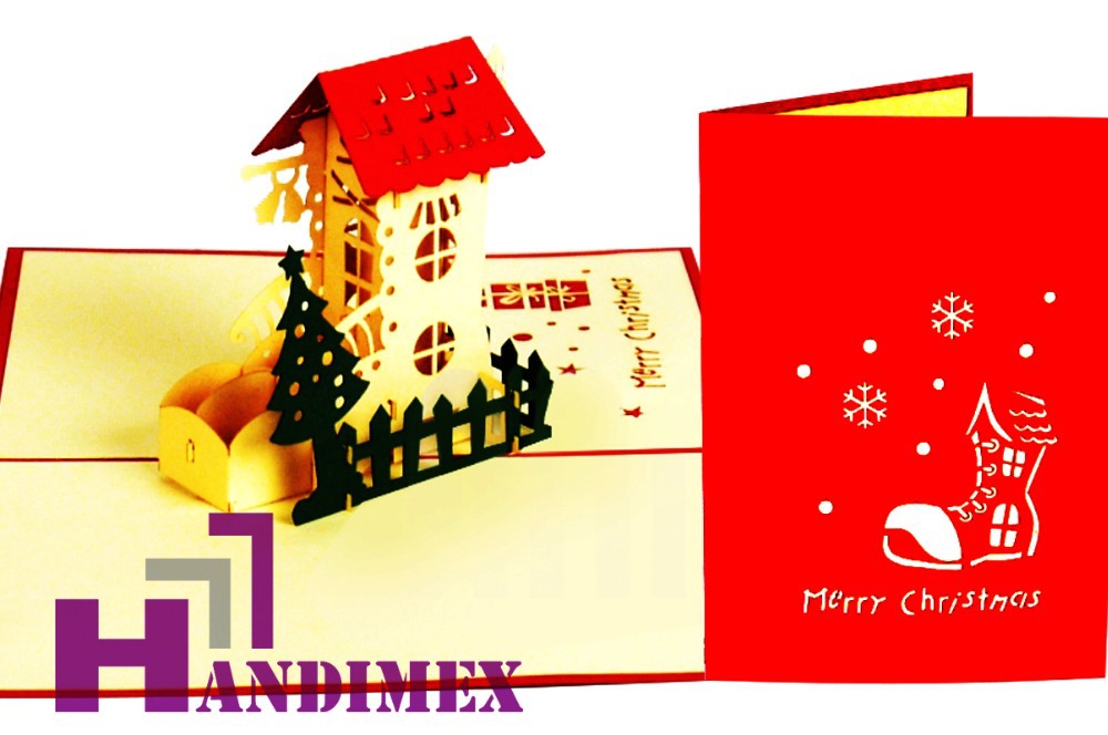 新しいデザイン- クリスマスカード2015/楽しいホリデーカードベトナム―mc069仕入れ・メーカー・工場