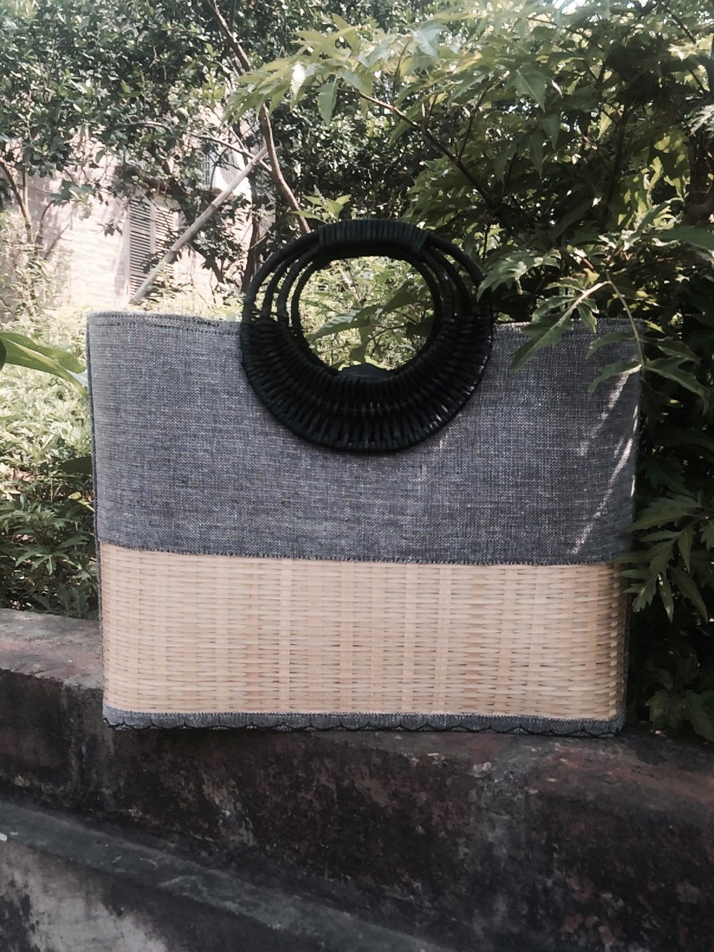 High Quality Nice Design Eco Friendly Feature Bamboo Tote Bag With