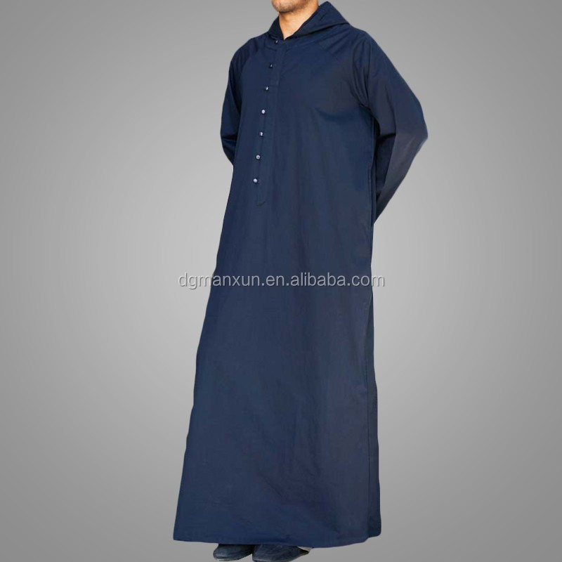 Latest muslim men hooded thobe cheap saudi men thobe3.jpg