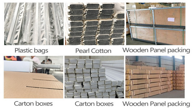 Package-aluminum tile trim