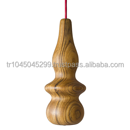 Ronda colgante de madera, hechos a mano, diseño del disco (lampara ...