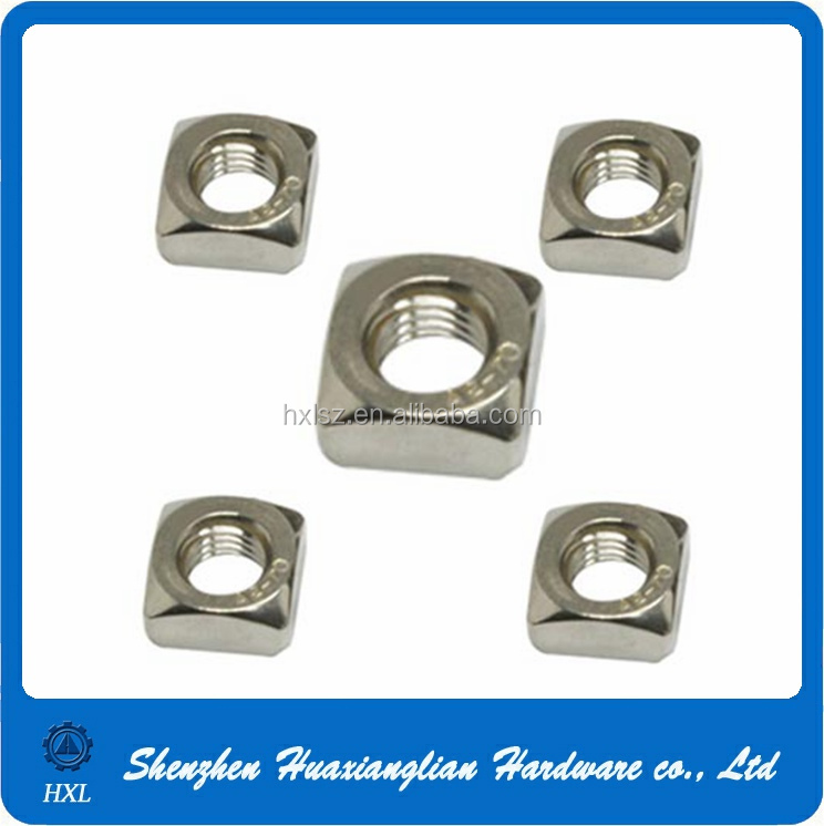 Din798 Din562 Din557 M2 M3 M4 M7 M8 M6 M5 Stainless Steel Thin Square