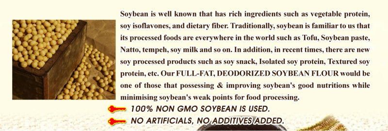 De bittered Soybean flour/ powder (NON-GMO)