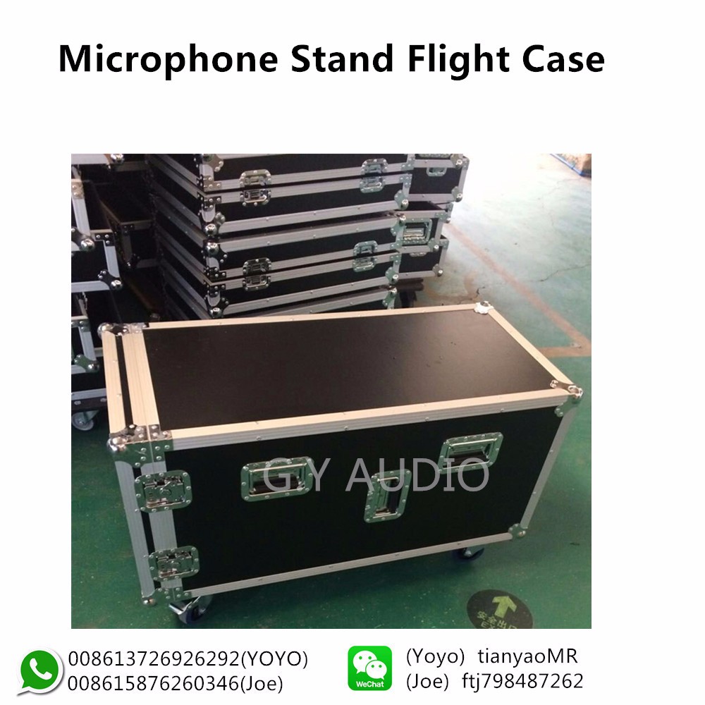 Wireless Mic Rack Case/microphone Stand Flight Case/microphone Case