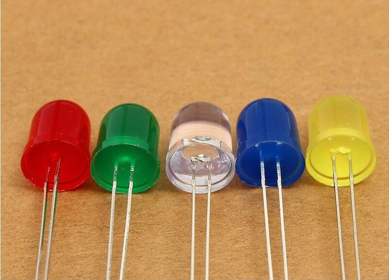 5mm Led Diode 3v 5 Mm 10 Colors Warm White Yellow Green Red Blue Uv