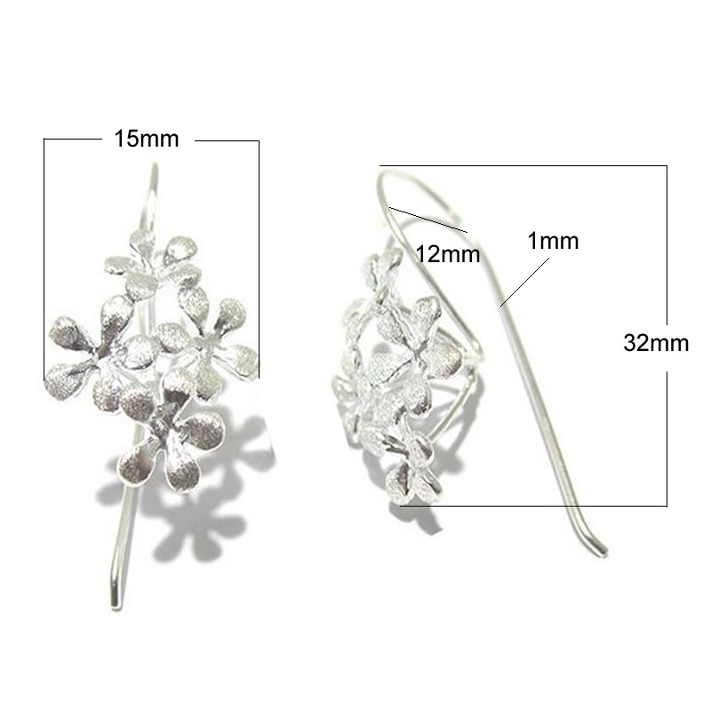 Beadsnice ID26989シルバー925フレンチフックイヤリング,ファッショナブルなジュエリー問屋・仕入れ・卸・卸売り