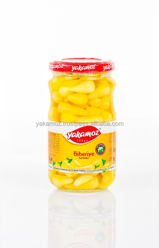 Hot Yellow Baby Peppers 370 Ml Glass Jar Buy Pickle,Hot Pepper,Canned
