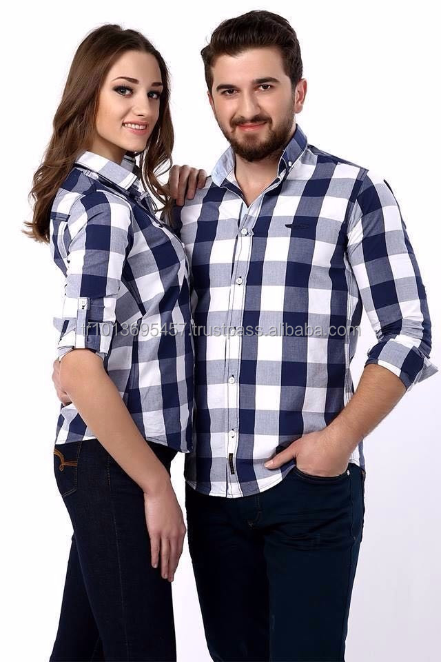 カジュアルまたはslimfit高品質シャツ製ed新しいデザインのカップルシャツvalentine 'sシャツ仕入れ・メーカー・工場