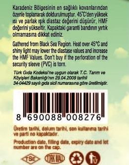 Chestnut Label Ingredients