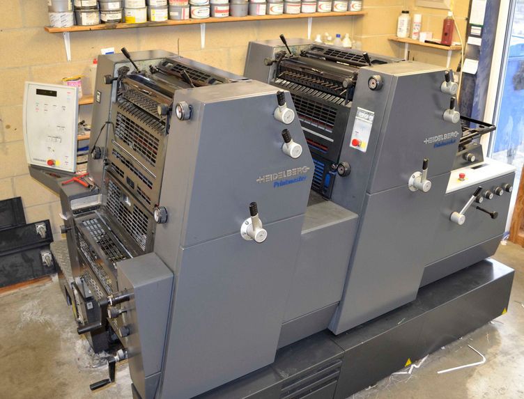 2色印刷機ハイデルベルグオフセットpm52-2プリント材料問屋・仕入れ・卸・卸売り